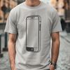 A digital illustration of a mobile phone with sleek design features.