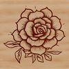 An intricately designed vector graphic of a desert succulent plant.