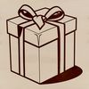 Beautiful 3D Box Clip Art for Crafting A simple 3D box design made up of various lines and shapes in a graphical vector format.