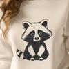 Beautiful Racoon SVG Cut File A high-resolution raccoon design available in various formats including PDF and DXF.