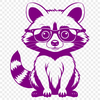 Beautiful Raccoon Vector Graphics A raccoon illustration in vector format, suitable for commercial and personal projects.