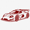 Cool Vehicle Design Graphic Illustrated racing car vector graphic design.