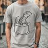 Lively Reptile Illustration A colorful illustration of a reptile animal with scaly skin and sharp claws.