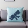 A detailed SVG illustration of a rolled scroll with textured paper elements.