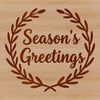 Christmas Season Greetings Quotes in Vector Format