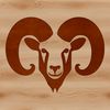 Free Vector Sheep Head Design A high-quality SVG illustration of a farm animal's head with woolly texture.