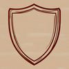 A stylized vector shield design for various cutting machines.