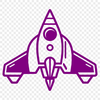 Galactic Vector Spacecraft Illustration An intergalactic spacecraft design created in SVG format for digital use.
