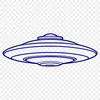Celestial Vessel in the Cosmos A futuristic spaceship in space with stars and planets in the background, designed as a vector graphic.
