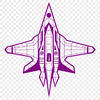 Glowing Space Vessel Clip Art A futuristic spacecraft with sleek lines and glowing details, designed as vector art.