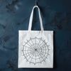Geometric Web Pattern SVG A delicate geometric pattern resembling a spider's web, designed as a vector graphic.