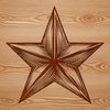 Simple Star Symbol SVG Graphic A simple star symbol designed as a vector graphic.