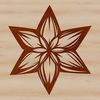 Free Star Symbol Clip Art A simple illustration of a star symbol in SVG format.