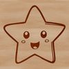 Free Vector Star Illustration An illustration of a stylized star with sharp points and smooth lines, suitable for graphic design and digital crafting.