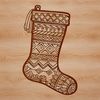 Free Editable Stocking Vector Art An editable SVG illustration of a traditional Christmas stocking.