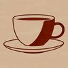 Whimsical Hand-Drawn Tea Cup Design A free-hand drawn teacup illustration for digital design projects.