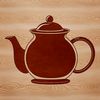 Beautiful Tea Time Graphics A simple teapot design made from vector shapes.
