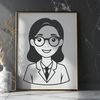 A professional woman in an educational setting.