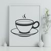 Simple Teacup Design Vector Art A simple teacup design, ideal for crafting or digital art projects.