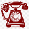 SVG Telephone Graphic Vector Telephone icon with a modern design, suitable for digital use in web development projects.
