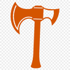 Beautiful Hand Tool Graphic Design Element A high-quality vector illustration of a traditional axe, suitable for graphic design and crafting projects.