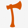 Vector Cutting Tool Design A high-quality illustration of a hand axe, suitable for vector design projects and cutting machine templates.
