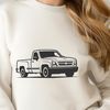Rustic Pickup Truck Design Rustic Pickup Truck SVG design featuring a classic vehicle silhouette.
