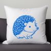 Hedgehog Illustration A detailed illustration of a hedgehog, suitable for cutting or engraving with a laser cutter or pyrography tool.