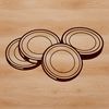 Digitally Designed Coin Icons A set of digitally created coin icons, available in various formats including vector and raster.