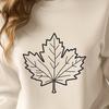 Editable Leaf Graphic An editable digital graphic of a solitary leaf, suitable for printing or cutting out.