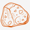 Geometric Rock Icon A free rock icon designed as scalable vector graphics for digital projects.
