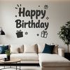Birthday quote in simple vector design for various commercial uses.
