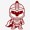 Spartan soldier illustration designed as scalable graphic art.