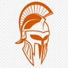 Vector Art Ancient Warrior A detailed illustration of an ancient Greek warrior wearing a traditional helmet, suitable as vector art for various designs.
