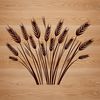 Free Wheat Vector Graphics An illustration of a single stalk of wheat, suitable for commercial or personal use.