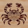 Colorful Crab Vector Art A colorful illustration of a crab with intricate details, suitable for personal or commercial vector art projects.