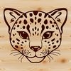 A medium-sized wild cat with distinctive markings, resembling a domestic cat but with a longer tail.