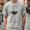 Elegant Red Wine in a Single Glass A single glass containing a red wine.