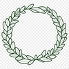 Beautiful SVG Wreath Design for Digital Use An SVG illustration of a decorative wreath with a floral motif.