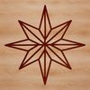 Beautiful Star Vector Icon A digital star icon designed as vector art, ideal for various applications.