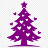 A simple Christmas tree illustration in vector format, suitable for commercial and personal use.