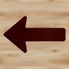 Vector arrow template for laser cutting and web design