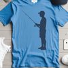 Fishing silhouette vector art for Cricut cutting