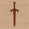 Beautiful Vector Sword Clip Art A high-quality SVG illustration of a sword, perfect for graphic design and digital art projects.