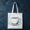 Hand-Drawn Vector Teacup Design A hand-drawn vector illustration of a delicate teacup.