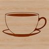 Beautiful Teacup Design Vector Art A digital illustration of a traditional teacup with intricate design, suitable for various design applications.