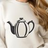 Beautiful Tea Time Illustration Vector illustration of a teapot, ideal for digital craft projects.
