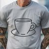 Delicate Teacup Illustration A hand-drawn vector design of a teacup, suitable for digital art projects.