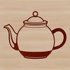 Free SVG Teapot Graphics A teapot icon in a vector format, suitable for digital design and cutting machine projects.