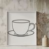 SVG Teacup Vector Graphic A teacup icon in vector format.